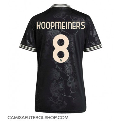 Camisa de time de futebol Juventus Teun Koopmeiners #8 Replicas 3º Equipamento Feminina 2025-26 Manga Curta Camisa de time de futebol Juventus Teun Koopmeiners #8 Replicas 3º Equipamento Feminina 2025-26 Manga Curta